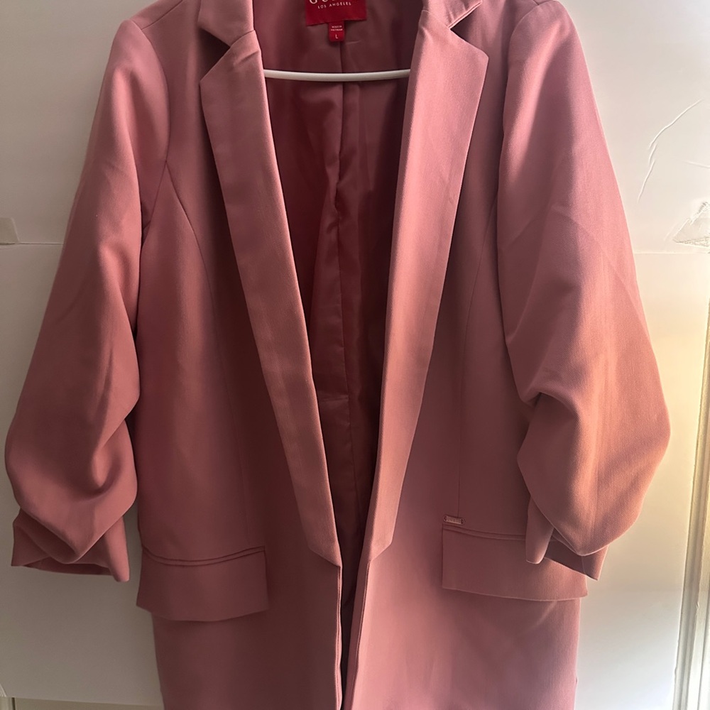 Guess Blush Pink Women's Blazer